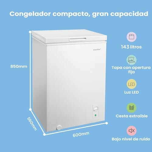 Congelador Comfee' RCC146WH2EU(E)