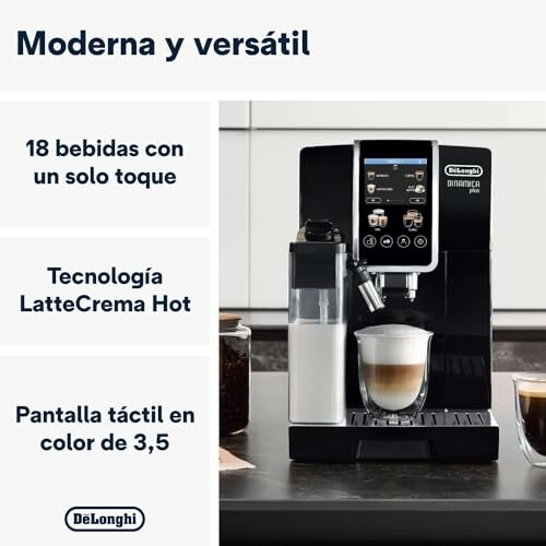 Máquina de café moderna con tecnología avanzada.