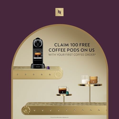 Promoción de cápsulas de café gratis con Nespresso.